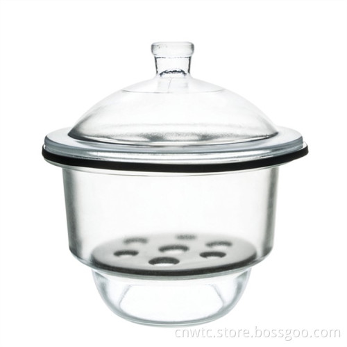 240mm Glass Desiccator with Porcelain Drying Plate: Ideal Solution for Efficient Moisture Absorption and Sample Preservation